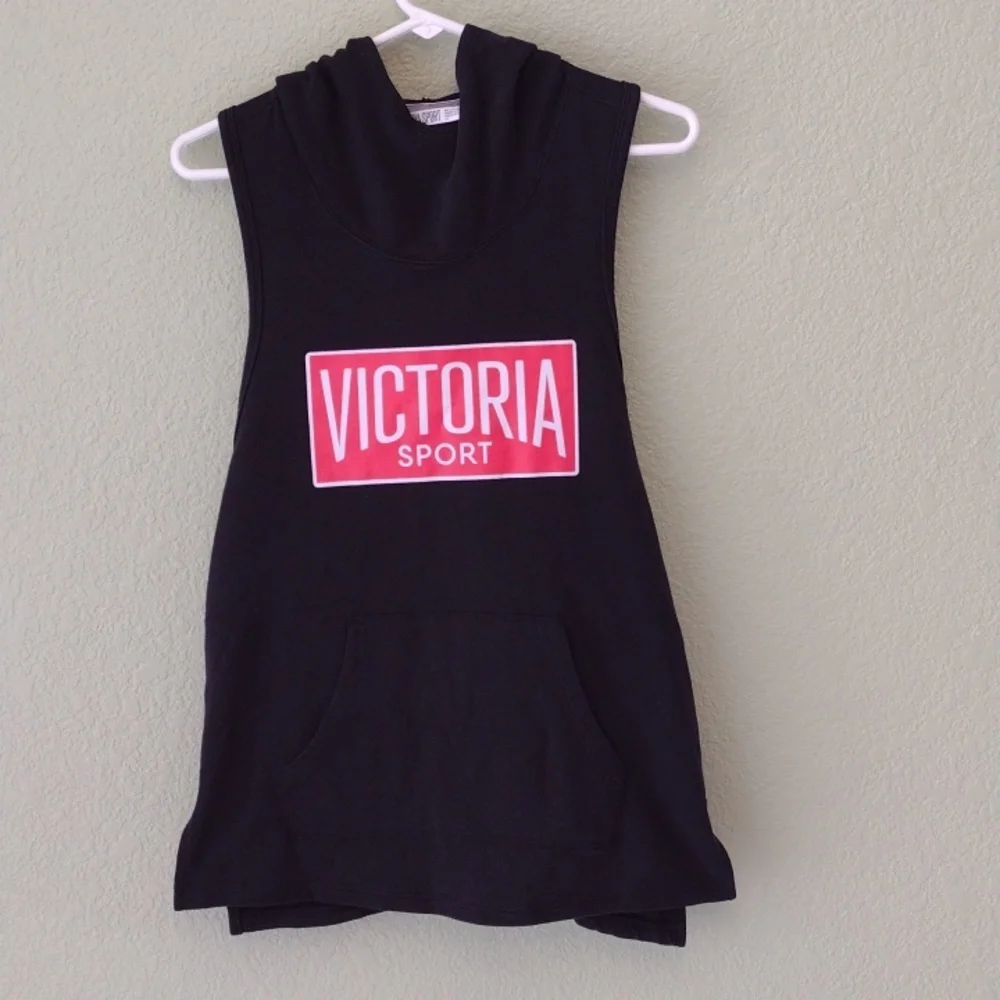 Victoria Secret Sport Workout Muscle Hoodie With Front Pocket - Picture 1 of 9